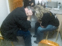 Morgens um 6 nach dem Auftritt